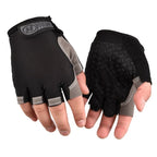 1 Pair Fingerless Gym Gloves For Men Women Breathable Anti Slip Training Gloves For Cycling Bicycle And Bodybuilding
