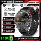 T Rex3 Pro Smart Watch 1100mAh Battery GPS 5ATM Waterproof Outdoor Sports Run Tracker With Compass Military Design