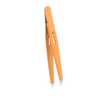Colorful Stainless Steel Eyebrow Tweezer With Slanted Tips For Brows And Fine Facial Hair Removal