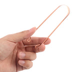 ●1PCS Copper Tongue Scraper Men Women Toothbrush Dental Oral Care Hygiene Health Care Tool Cleaner Scraper
