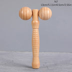 Wooden Massage Roller Portable Massage Tools For Face Neck Muscle Relax Head Foot Massager Stick Body Relaxation Beauty Health