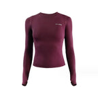 Women Long Sleeve Yoga Shirts Quick Dry Full Sleeve Fitness Top For Gym Running Soft Broadcloth Fabric