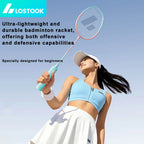 2 Rackets Badminton Set For Beginners With 3 Nylon Shuttlecocks And Carry Bag Lightweight Aluminum Alloy