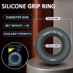 Silicone Finger Gripper Ring Hand Trainer For Grip Strength Training Stress Relief Home Gym Exercise Equipment