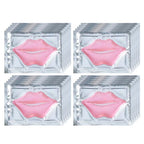 10/20pcs Golden Crystal Collagen Eye Mask Anti Dark Circle Anti-Aging Moisturizing Pink Lip Mask Eyes Lips Travel Size Skin Care