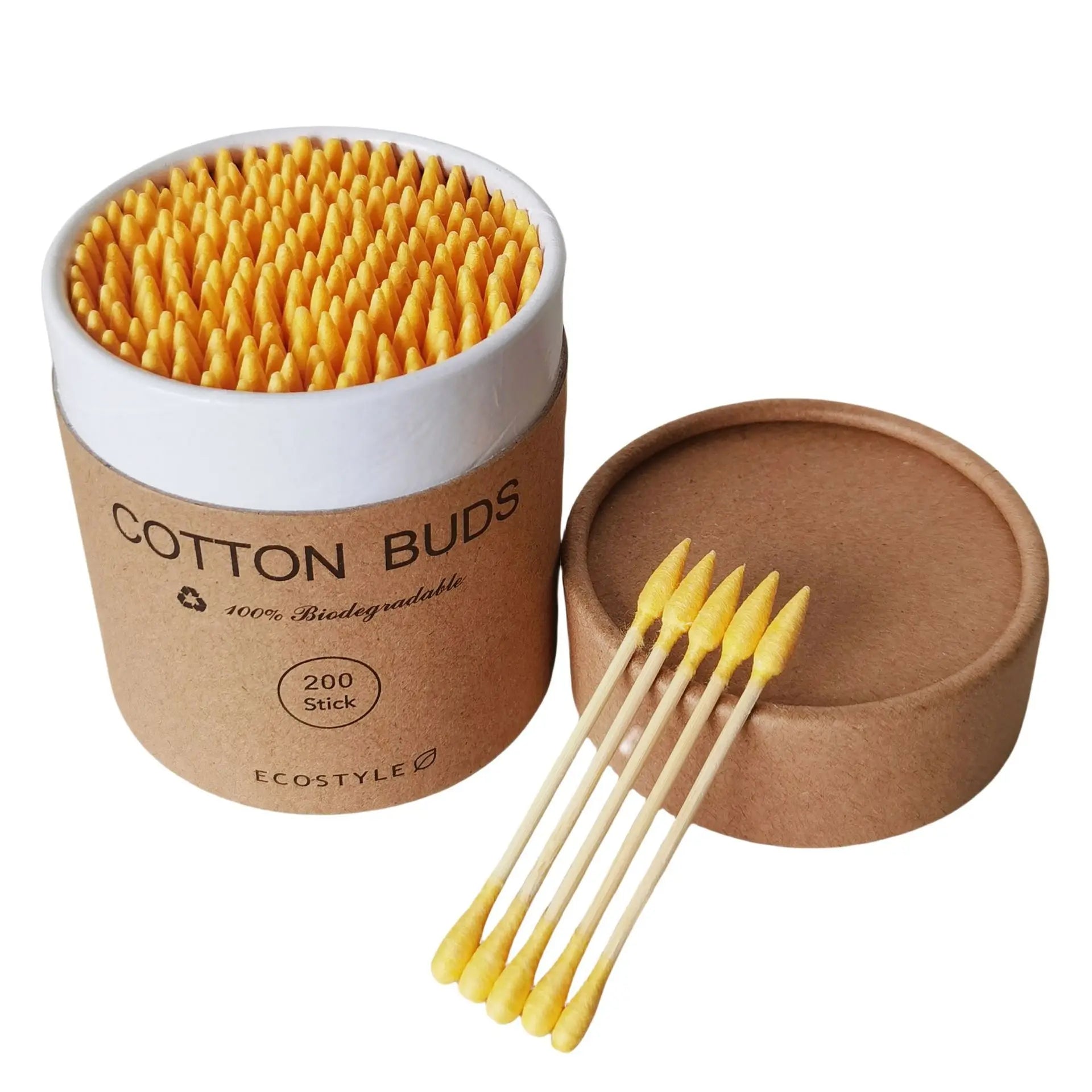 Baby Cotton Swabs Wood Sticks 200Pc/Box Wooden Soft Cotton Bud Cleaning of Ears Tampons Cotonete Pampons Health Beauty Accessory