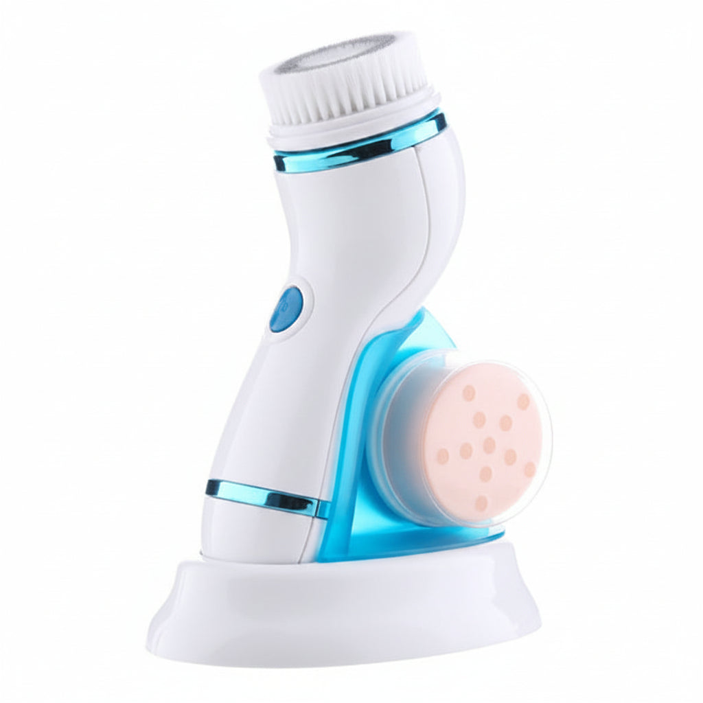 A Shopify product edit screen displaying the description and specifications for the Electric pore cleaner.