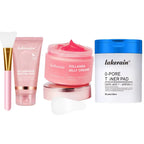 Collagen Jelly Cream Hydrolyzed Collagen Overnight Facial Mask Wrapping Peel-Off Mask Hydrating Firming Moisturizing SkinCare