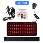 660nm 850nm LED Red Light Therapy Belt 120 LED Red Light Infrared Beauty Health Waist Back Knee Hand Body Heat Pad