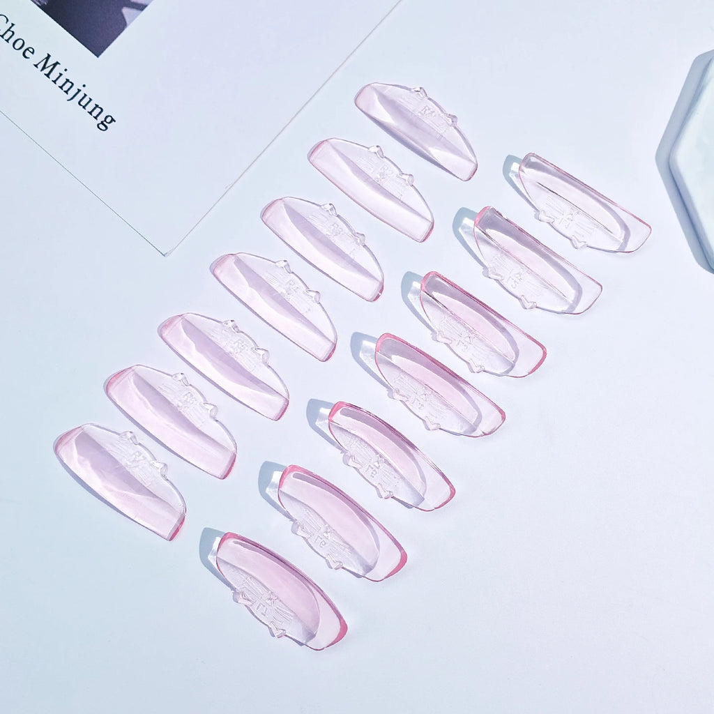Lomansa 7 Pairs Silicone Eyelash Perm Pads Sticky Lashes Rods Shield Lifting 3D Eyelash Curler Accessories Health Beauty Tool