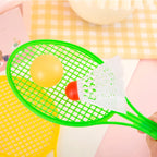 Kids Mini Plastic Racket Set Outdoor Fitness Props for Children Tennis Badminton Baseball Equipment TMZ