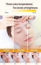 Foldable Half Moon Beauty Nail Light Dimming Mild Eye Care Makeup Light Eyelashes Tattoo Countertop Light Beauty Health Light