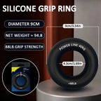 Silicone Finger Gripper Ring Hand Trainer For Grip Strength Training Stress Relief Home Gym Exercise Equipment