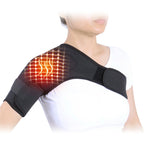 Adjustable Shoulder Massager Brace Cervical Pain Relief Self-heating Muscle Relaxation Pads For Joint Pain Relief Physiotherapy