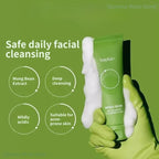 Skincare Products BEPLAIN Mung Bean Pore Serum,Deep Cleansing Foam,facial Pore Remover Clay Mask and Makeup Remover Oil