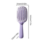 Fold Volumizing Hair Brush With Self Cleaning Styling Massage Acupoint Hair Spring Bone Air Cushion Comb For Beauty Health