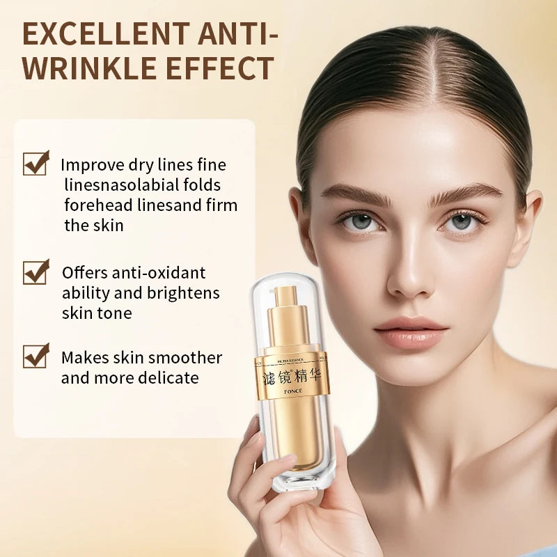 Facial Anti-aging Essence Skin Care Set Shrink Pores Moisturizing Brighten Anti Aging Firming Facial Skin Care Prodcuts