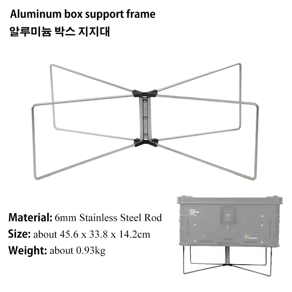 Expandable Modular Camping Storage Box with 13.2-Gallon Capacity