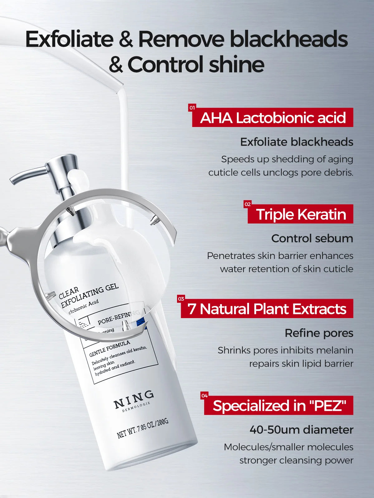NING DERMOLOGIE 8-Step Essence Skincare Set with Serum and Cream