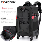 DSLR Camera Trolley Backpack and Rolling Video Suitcase
