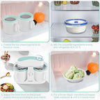 Automatic Dual Cup Ice Cream and Popsicle Maker Machine