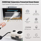 Portable High Pressure Steam Cleaner with Intelligent Temperature Control 2500W