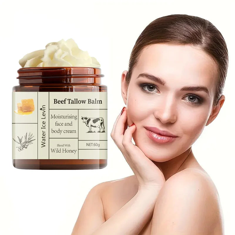 Unisex Beef Tallow Honey Moisturizing Face Cream Wa-10-2949 2.1 oz