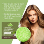 Castor Oil Solid Shampoo Bar Deep Moisturizing Hair Repair