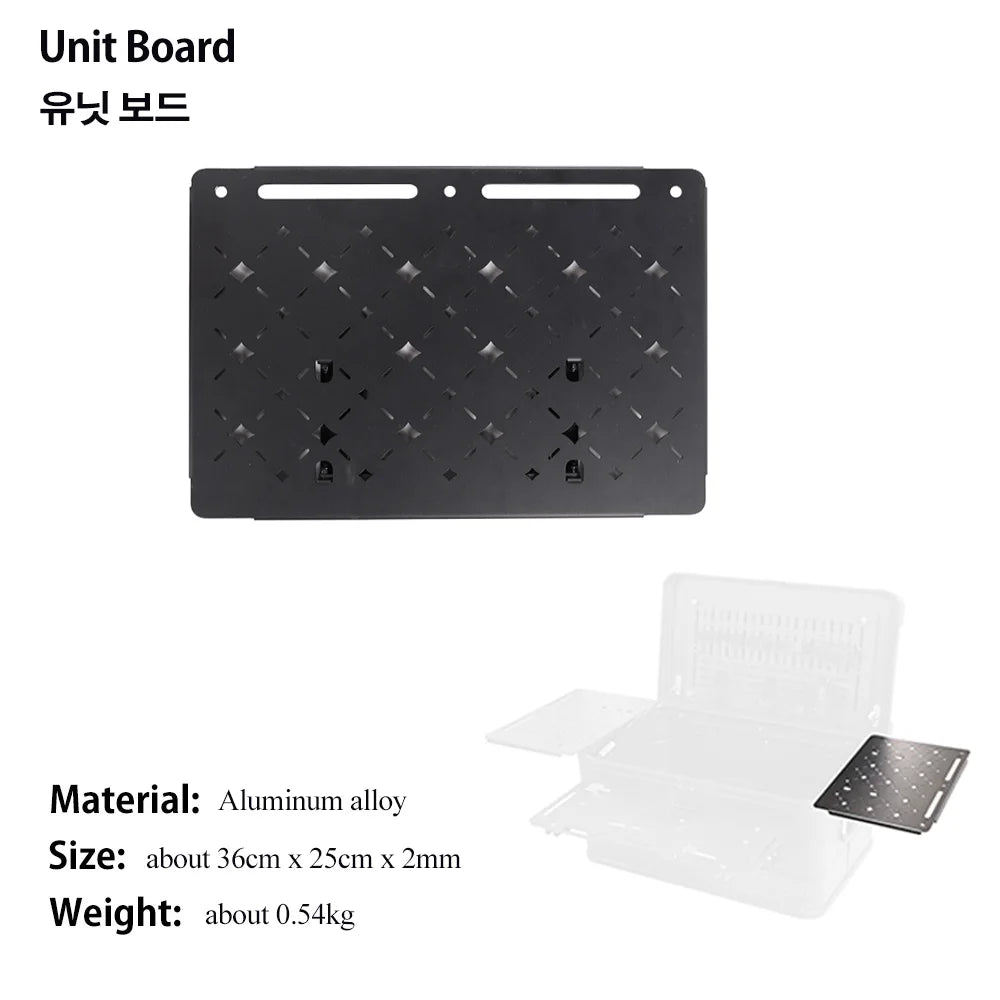 Expandable Modular Camping Storage Box with 13.2-Gallon Capacity