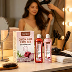 Onion Rosemary Shampoo and Conditioner Set Smooth Frizzy Hair 8.1 fl oz