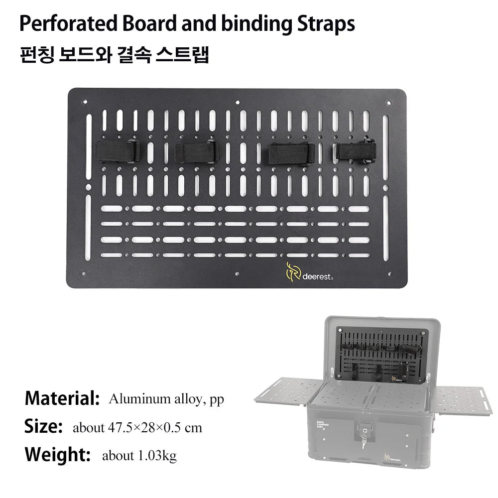 Expandable Modular Camping Storage Box with 13.2-Gallon Capacity