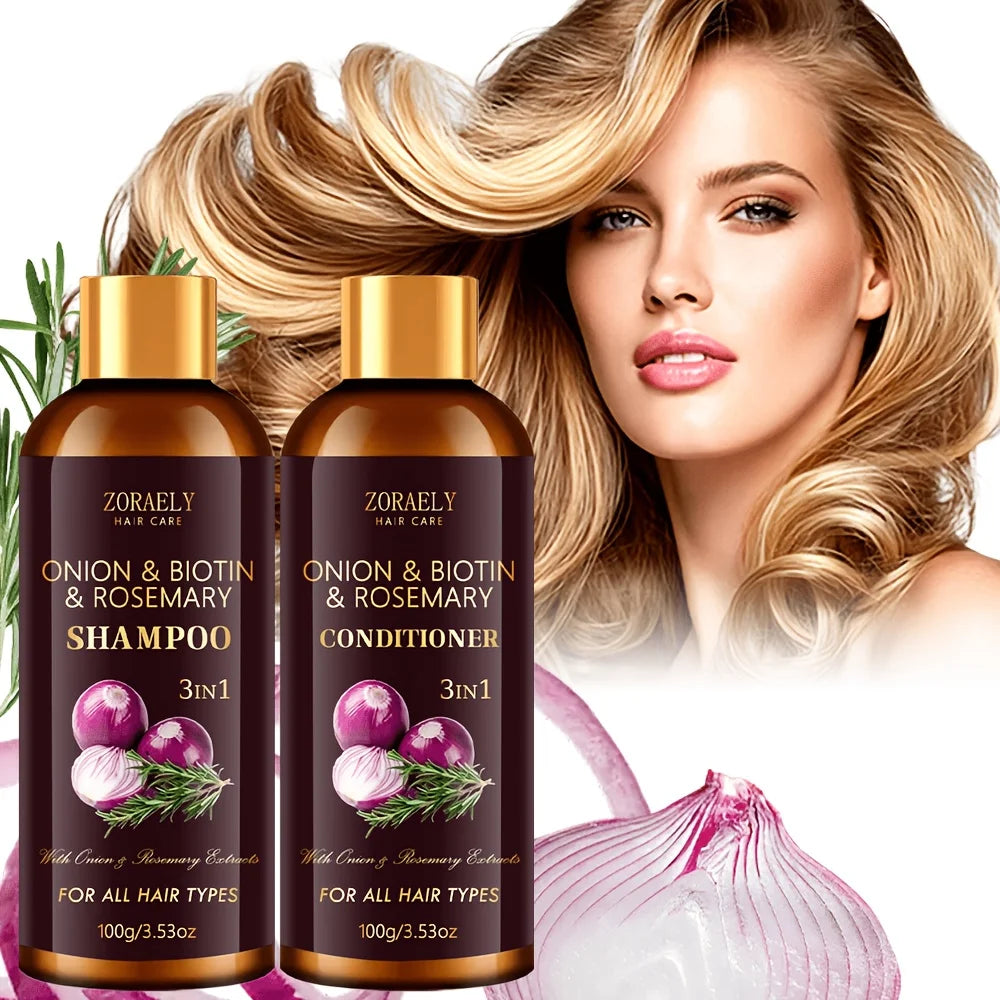 Unisex 3-in-1 Shampoo and Conditioner Set 7.1 oz