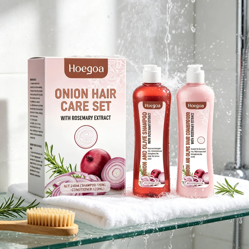 Onion Rosemary Shampoo and Conditioner Set Smooth Frizzy Hair 8.1 fl oz