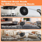 High Pressure Handheld Steam Cleaner Machine with Spray Gun 3800W