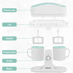 Automatic Dual Cup Ice Cream and Popsicle Maker Machine
