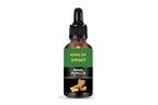 Bottle of 'King of Ginger' nail fungus treatment on a white background