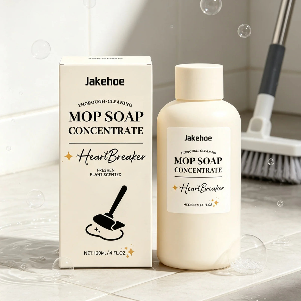 Floor Mop Soap and Deep Cleaning Liquid Polish