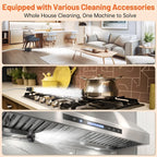 High Pressure Handheld Steam Cleaner Machine with Spray Gun 3800W