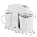 Automatic Dual Cup Ice Cream and Popsicle Maker Machine