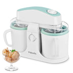 Automatic Dual Cup Ice Cream and Popsicle Maker Machine