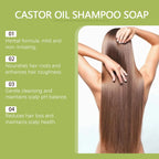 Castor Oil Solid Shampoo Bar Deep Moisturizing Hair Repair