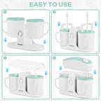 Automatic Dual Cup Ice Cream and Popsicle Maker Machine