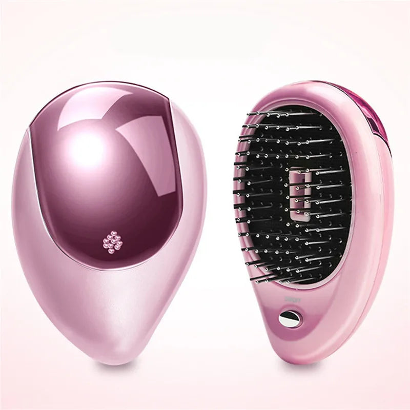 Ionic Anti-Static Hair Brush Electric Vibration Scalp Massager Comb