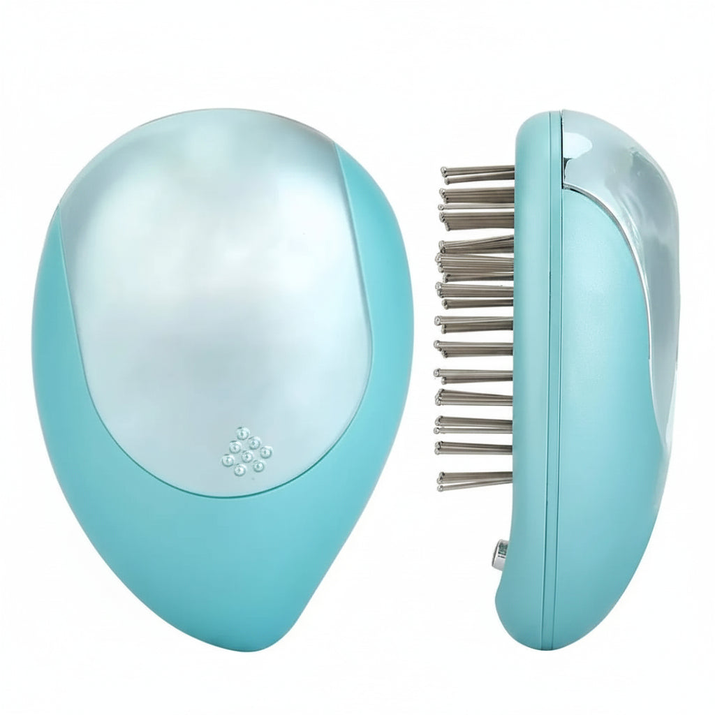 Ionic Anti-Static Hair Brush Electric Vibration Scalp Massager Comb