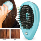 Ionic Anti-Static Hair Brush Electric Vibration Scalp Massager Comb