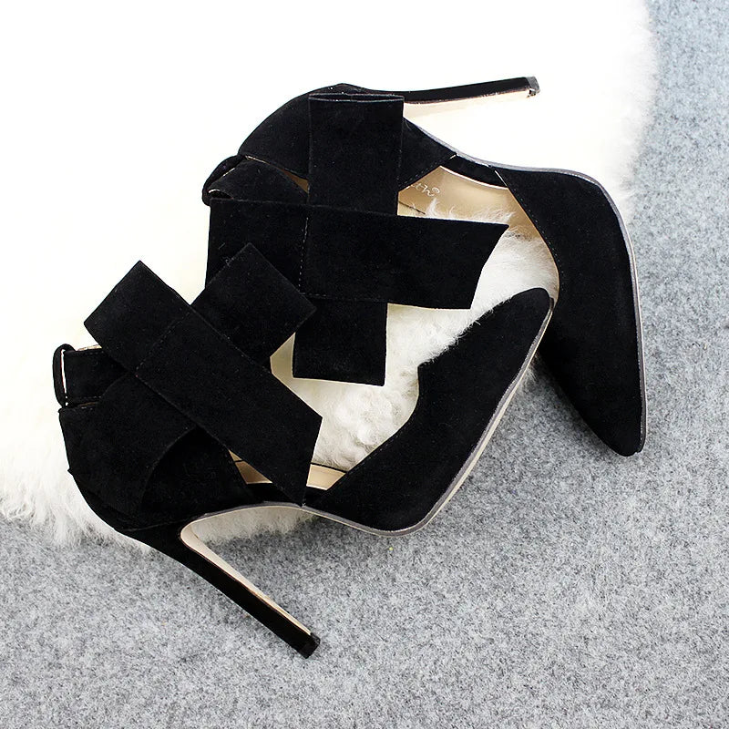 Women's Pointed Toe Bow Stiletto Pumps
