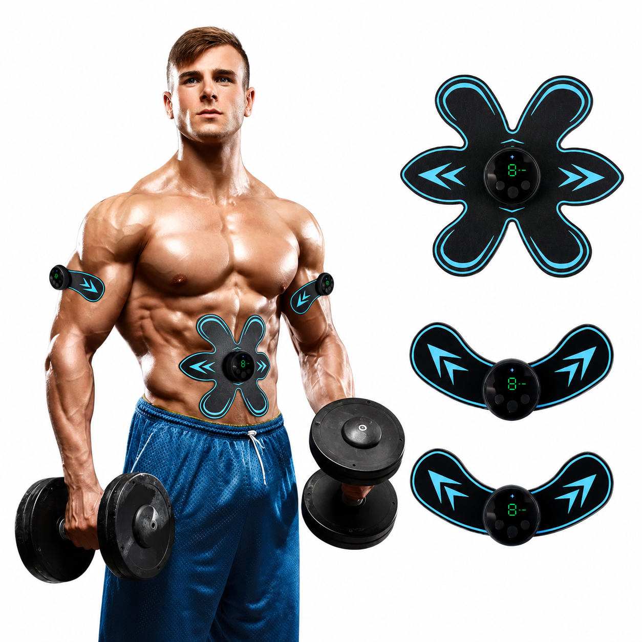 EMS Muscle Stimulator Training Pads