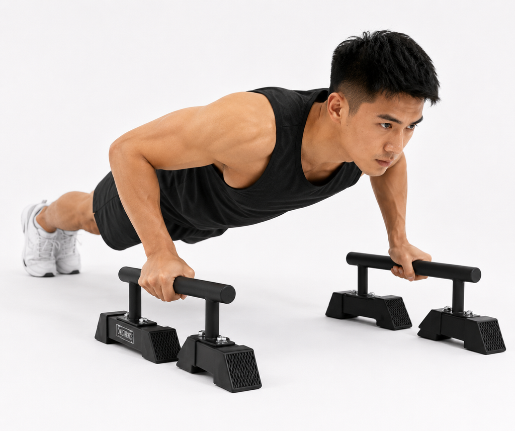Split Parallel Bars Home Fitness Equipment For Pull Ups And Push Ups Professional Grade Steel Bar Set
