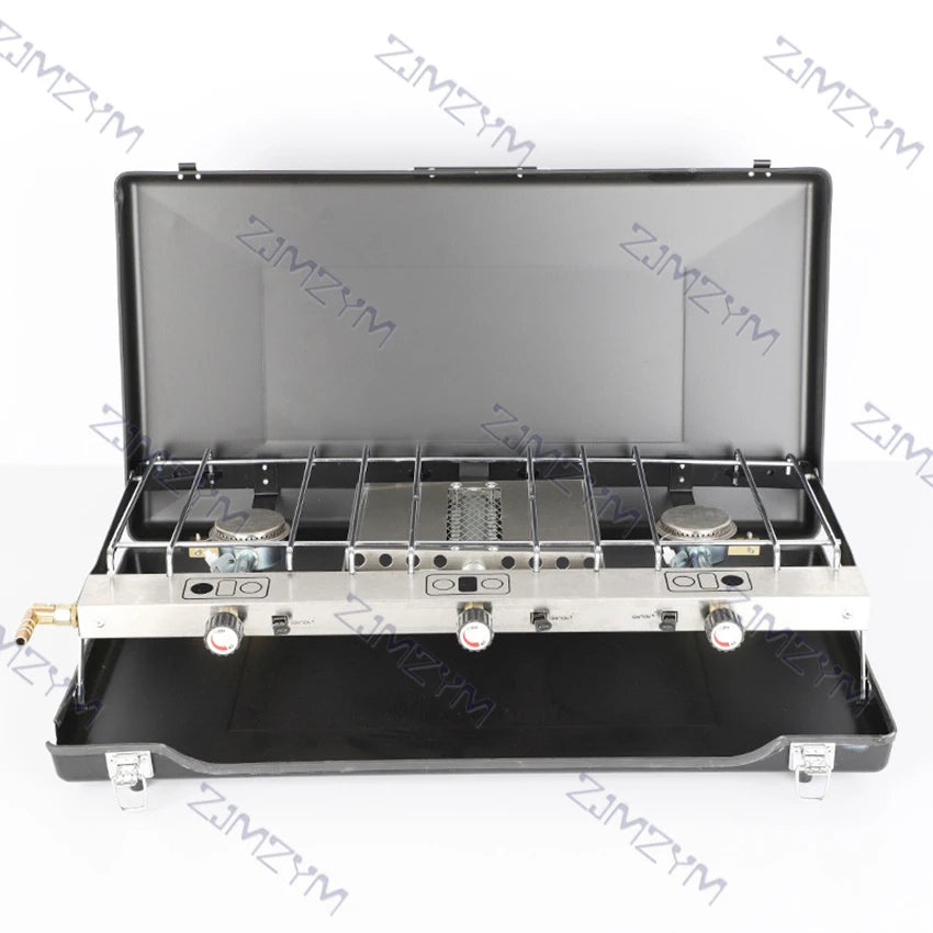 Folding Gas Stove Portable Camping Grill with Electronic Ignition