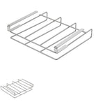 Stainless Steel Under Cabinet Cutting Board and Pot Lid Storage Rack